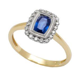 Szafir w Diamentowej Ramie