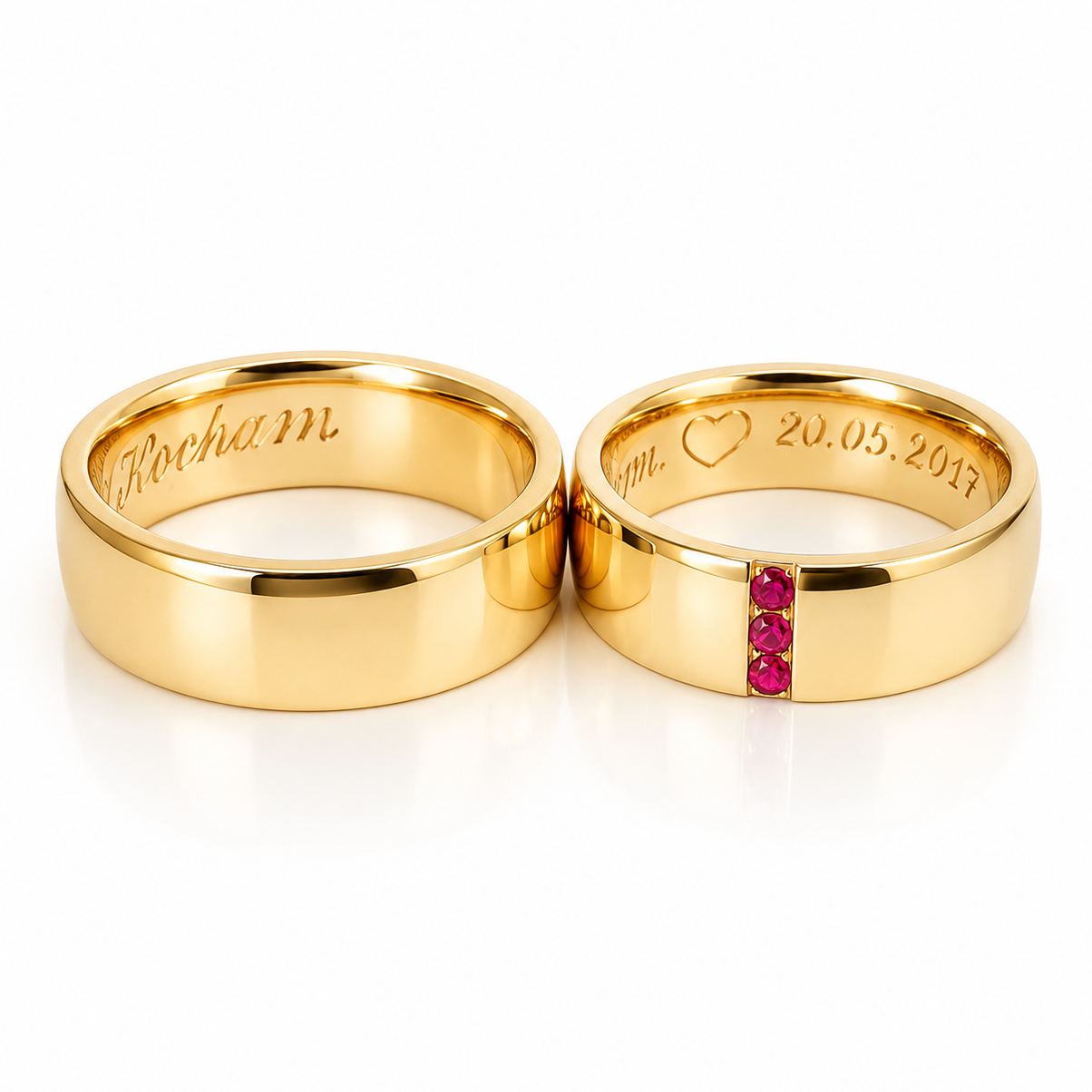 Obrączki Ruby Gold