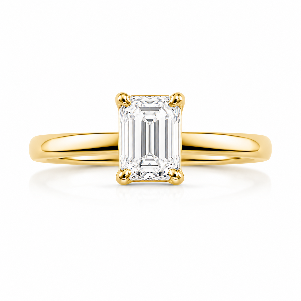 Pierścionek Emerald Cut Grace